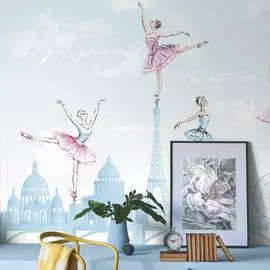 Фотообои ООО Ортограф Балерины на небоскребах OF_34636