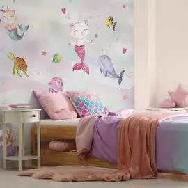 Фотообои ООО Ортограф Кошки подводные феи - 2 OT-G_34389