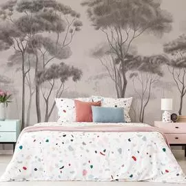 Фотообои ООО Ортограф Fog in the forest sepia OT-G_34086