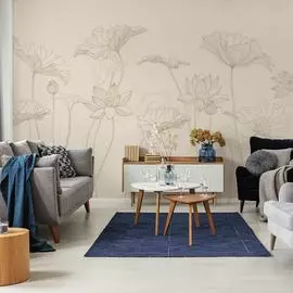 Фотообои ООО Ортограф Lotus line beige OF_34282