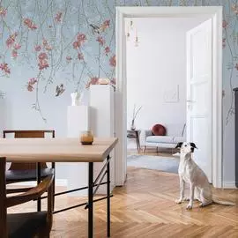 Фотообои ООО Ортограф Delicate flowers blue OF_33934