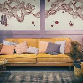 Фотообои ООО Ортограф Waves cranberry OF_34288