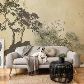 Фотообои ООО Ортограф Пейзаж с аистом OF_30381