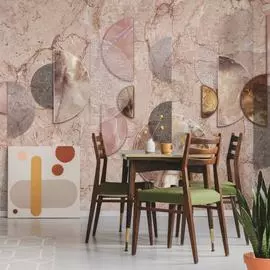 Фотообои ООО Ортограф Marble and geometry pink OF_33978