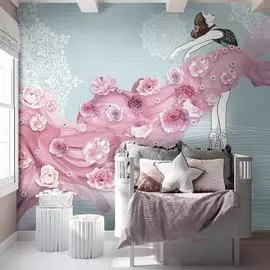 Фотообои ООО Ортограф Цветочный шлейф OF_34632