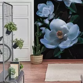 Фреска ООО Ортограф Magnolia macro blue FX_31654