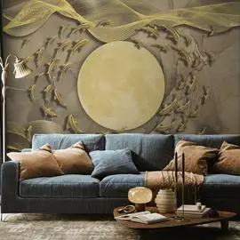 Фреска ООО Ортограф Golden waves FX_34569