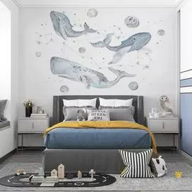 Фреска ООО Ортограф Moon whales FX_34150