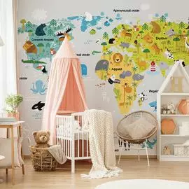 Фреска ООО Ортограф Детская карта 1 FX_33739