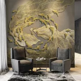 Фреска ООО Ортограф Graphic waves FX_34562