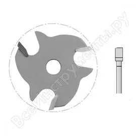 Фреза cmt-pro пазовая дисковая (47.6x6 мм; z3; b 8 мм) cmt 822.4760