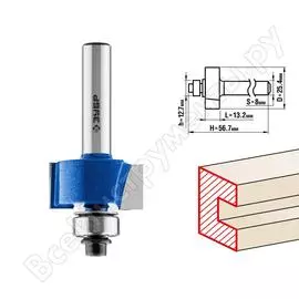 Фальцевая фреза ЗУБР ПРОФ. 28758-25.4