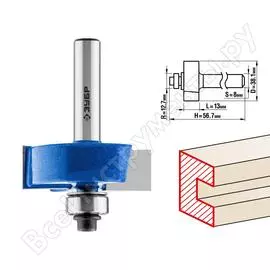 Фальцевая фреза ЗУБР ПРОФ. 28758-38.1