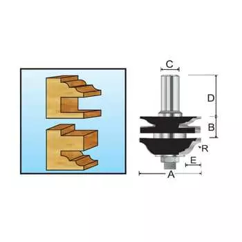 Комбинированная фреза Makita D-11966