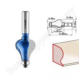 Кромочная фигурная фреза ЗУБР №7 ПРОФ. 28718-32