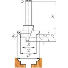 Фреза МебельДрев ФК 0800 4627198886146