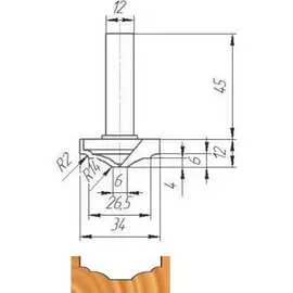 Фреза МебельДрев ФК 0530 4627198885712