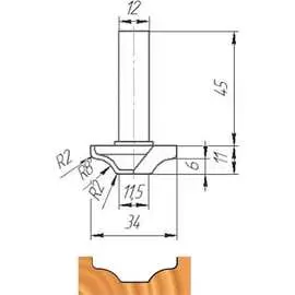 Фреза МебельДрев ФК 0334 4627198885194