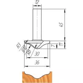 Фреза МебельДрев ФК 0040 4627198884371