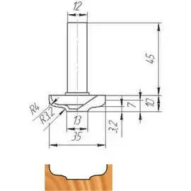 Фреза МебельДрев ФК 0680 4627198885941