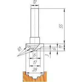 Фреза МебельДрев ФК 0560 4627198885774