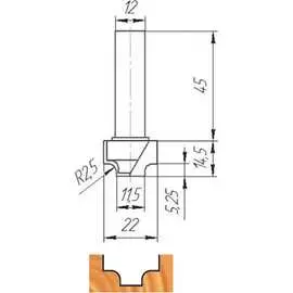 Фреза МебельДрев ФК 0152 4627198884562