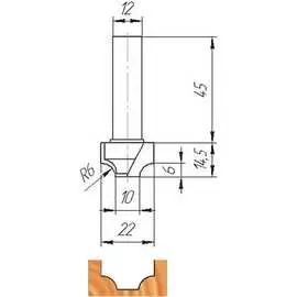 Фреза МебельДрев ФК 0155 4627198884586