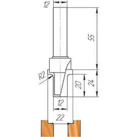 Фреза МебельДрев ФК 0302 4627198885057