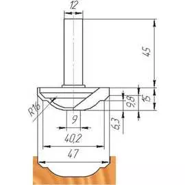 Фреза МебельДрев ФК 0475 4627198885545