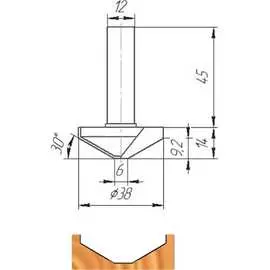 Фреза МебельДрев ФК 0320 4627198885149