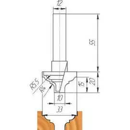 Фреза МебельДрев ФК 0550 4627198885750