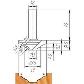 Фреза МебельДрев ФК 0710 4627198885996