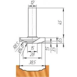 Фреза МебельДрев ФК 0740 4627198886023