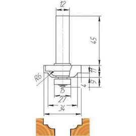 Фреза МебельДрев ФК 0600 4627198885828