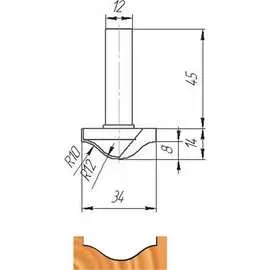 Фреза МебельДрев ФК 0090 4627198884449