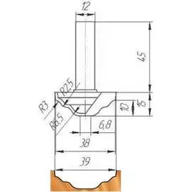 Фреза МебельДрев ФК 0764 4627198886573