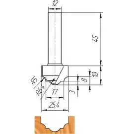 Фреза МебельДрев ФК 0140 4627198884531