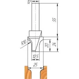 Фреза МебельДрев ФК 0238 4627198884906
