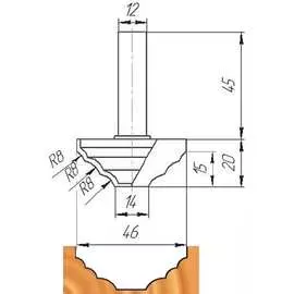 Фреза МебельДрев ФК 0480 4627198885552