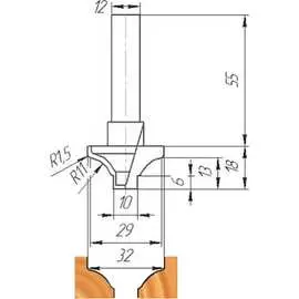Фреза МебельДрев ФК 0242 4627198884920