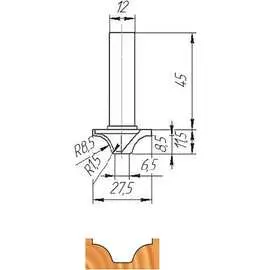 Фреза МебельДрев ФК 0402 4627198885392