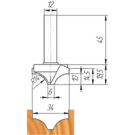Фреза МебельДрев ФК 0529 4627198885705
