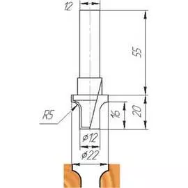 Фреза МебельДрев ФК 0300 4627198885040
