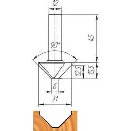 Фреза МебельДрев ФК 0325 4627198885163