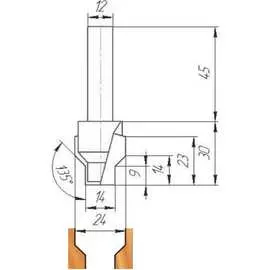 Фреза МебельДрев ФК 0935 4627198886337