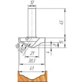 Фреза МебельДрев ФК 0762 4627198886061