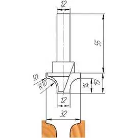 Фреза МебельДрев ФК 0344 4627198885248