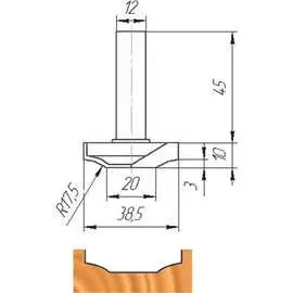 Фреза МебельДрев ФК 0101 4627198884470