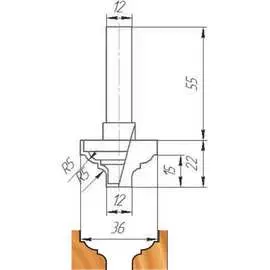 Фреза МебельДрев ФК 0552 4627198885767