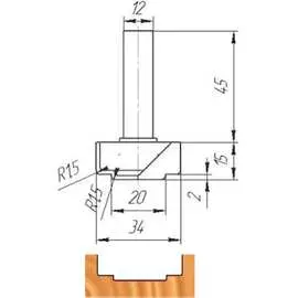Фреза МебельДрев ФК 0033 4627198884340